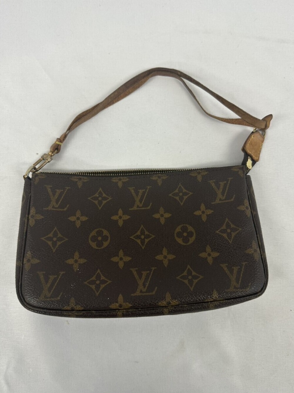 Louis Vuitton Monogram Pochette Accessoires Accessory Pouch Clutch Handbag Bag